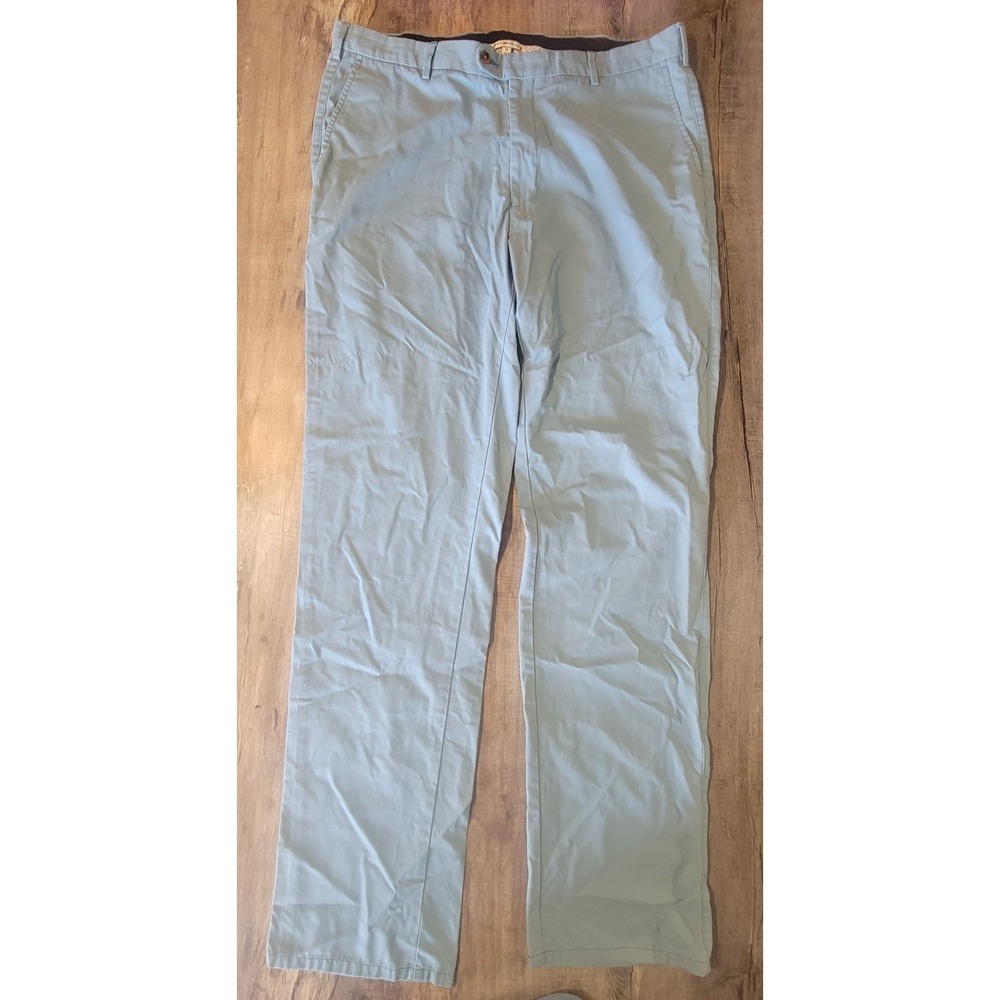 Peter Millar Mens 38x35 Blue Chino Hook Eye Slacks Dress Pants EUC